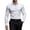 White, variant on ZVNAΖH Men's Slim Fit Business Shirt, Long Sleeve Feather Print Button Down Formal Top for Office & Wedding, XS-2XL