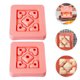thumbnail image 4 of 2 mini moldes de plástico para hacer sándwiches con forma de corazón (rosa), 4 of 4