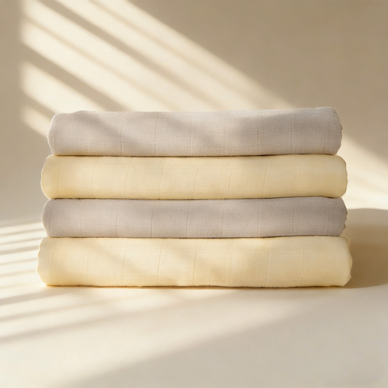 HARPPA Muslin Baby Bassinet Sheets 2 Pack, Breathable Bamboo Viscose Cotton, 32.68" x 18.9"