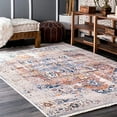 thumbnail image 2 of nuLOOM Ethel Medallion Fringe Area Rug, 8' x 10', Ivory, 2 of 5
