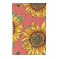 thumbnail image 2 of PHYHOO Sunflower Bees Welcome Flags Seasonal Garden Flags Vertical Double Sided Yard Flags Banner Outdoor Flag for Outside, Lawn, Decor White, 2 of 6