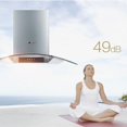 thumbnail image 2 of FOTILE 30 inch 800CFM Tempered Glass Wall Mount Range Hood (Model: EH11D), 2 of 6