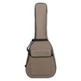 thumbnail image 1 of Padded Guitar Bag Adjustable Strap Dual Shoulder Case Waterproof Backpack Thickening Fabric Soft for Musical Bags Coffee Color, 1 of 9