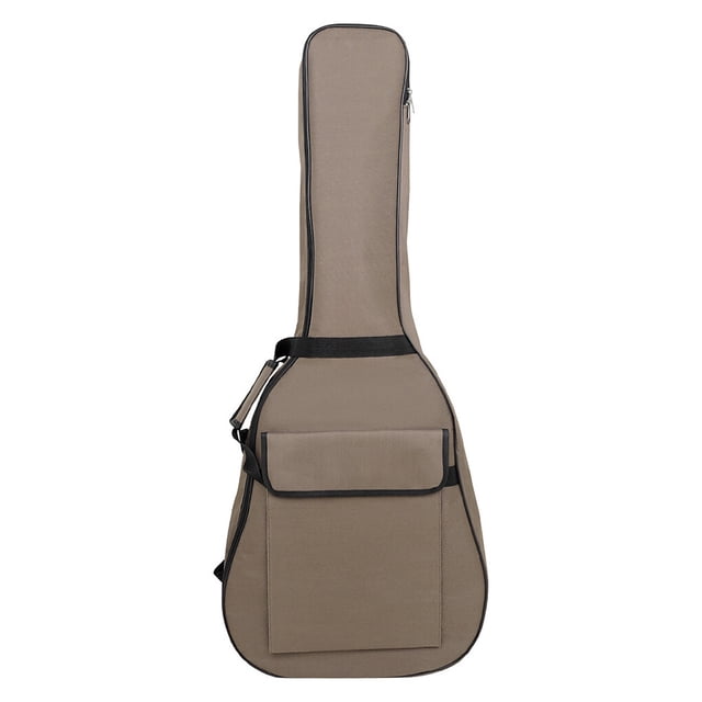 Padded Guitar Bag Adjustable Strap Dual Shoulder Case Waterproof Backpack Thickening Fabric Soft for Musical Bags Coffee Color