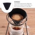 thumbnail image 4 of OULII Silicone Coffee Dripper 2Pcs Black for Tool in Kitchen, 4 of 8
