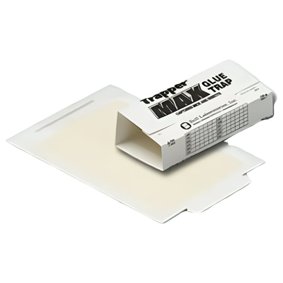 Trapper Max Glue Traps 12 Glue Boards Trap Mouse Bugs Insects Bed Bugs Spiders Cockroaches Non-Toxic
