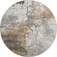 thumbnail image 2 of Addison Rugs Mayfield Premium Machine Washable Transitional Abstract Copper Round Rug, 8' x 8', 2 of 8