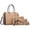 Khaki, variant on YOUSNH Women Shoulder Handbag Roomy Multiple Pockets Bag Ladies Shoulder Purse Fashion Tote Top Handle Satchel Shoulder Bags Black