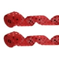 thumbnail image 1 of 2 rollos de cinta brillante de 1" x 1 yarda, cintas de tela para envolver, roja, 1 of 6