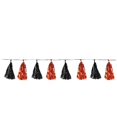 thumbnail image 1 of The Beistle 59927-OB Metallic Tassel Garland, Orange & Black, 1 of 1