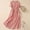 *Pink, variant on ClodeEU Women's Linen Blend Lightweight Maxi Dress ,Solid Color Slim Casual Office Summer Dress Navy,Womens Plus L