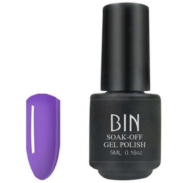 5ml Nail Polish Base Coat Soak Off Longlasting UV LED Gel Polish Manicure 34#