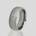 thumbnail image 4 of Tree Bark Carved Texture Tungsten Ring, Mens Tungsten Wedding Band JATN605Ns11.5, 4 of 6