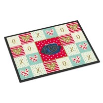 Carolines Treasures CK5469MAT Emperor Angelfish Love Door Mat Indoor Rug or Outdoor Welcome Mat 18x27 Doormat 27"L x