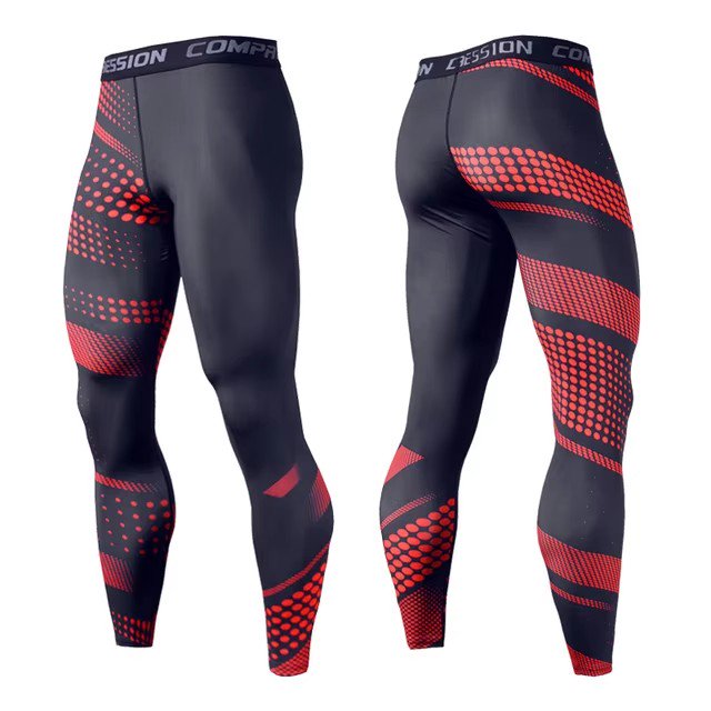 Pantalons de Compression pour Hommes Vêtements de Sport Legging d'Entraînement Pantalons de Gym Skinny Collants Bas Jogging Pantalons de Course Hommes