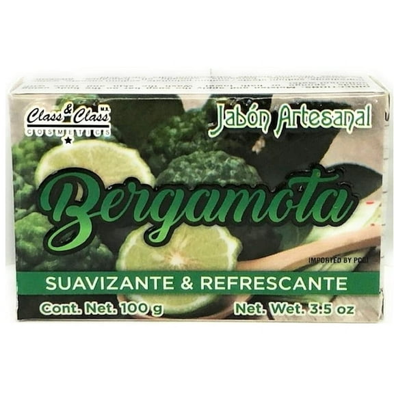 Bergamot Artisanal Soap, Scented, Citrus, 5 Bars