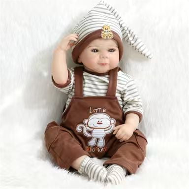 Dayoff Kids Lifelike Reborn Baby Dolls - 18 Inch Realistic Baby Doll (No Accessories) For Kids Age 3+