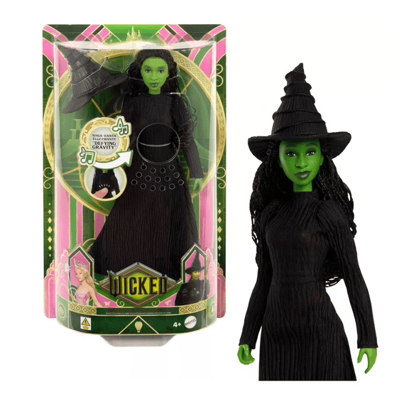 Universal Pictures' Wicked Singing Elphaba 11" Fashion Doll with Accessories New
