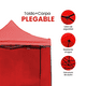 thumbnail image 3 of Toldo plegable con paredes 3x3 carpa impermeable retráctil, 3 of 7