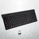 thumbnail image 3 of Teclado delgado de escritorio con puerto USB silencioso para PC y portátil, compatibilidad amplia. Negro, 3 of 8