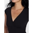 thumbnail image 4 of No Boundaries Empire Seam Top with Short Sleeves, Women’s XXS-XXL, 4 of 5