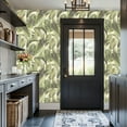 thumbnail image 6 of Peel and Stick Wallpaper Canvas Contact Paper Tropical palm leaves jungle leaf seamless floral Self Adhesive and Removable 17.7in x 118in, 6 of 8