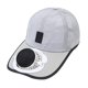 thumbnail image 4 of Gorra Solar Fan de 300 mAh, gorra de béisbol unisex de malla para senderismo, pesca y camping al aire libre. Gris claro, 4 of 9