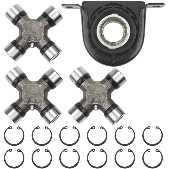 Afa Motors (4WD) Driveshaft Carrier Bearing and U Joint Kit for Ford F250 F350 Super Duty 1999-2010-Center Support Assembly