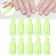 thumbnail image 6 of Riousery 10pcs Nail UV Gel Polish Remover Clips, Professional Green Soak Off Caps for Manicure Art Cleaner, 3.93 inches / 10 cm, 6 of 9