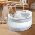 thumbnail image 1 of Circulating Cat Water Fountain, Ultra Quiet Drinking Dispenser with Ripple Basin, Designed to Increase Hydration for Cats & Small Animals (2500ML), 1 of 5