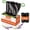 Black, variant on Pupzle Dog Pooper Scooper with Bag Attachment, Heavy Duty for Large Dogs