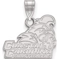 thumbnail image 1 of 14K White Gold 14Kw Logoart Coastal Carolina University Small Pendant (15 X 14) Made In United States 4w017ccu, 1 of 5
