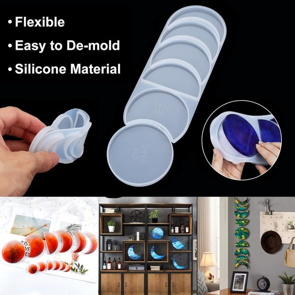 Lunar Eclipse Silicone Mould Resin Casting Epoxy Moon Planet Art DIY Supplies