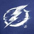 thumbnail image 3 of Men's Blue Tampa Bay Lightning Splatter Logo T-Shirt, 3 of 4