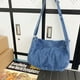 thumbnail image 4 of Bolso de mezclilla Bolso de viaje Correa ajustable Bolsas de mano para mujer Bolso vintage portátil, 4 of 9