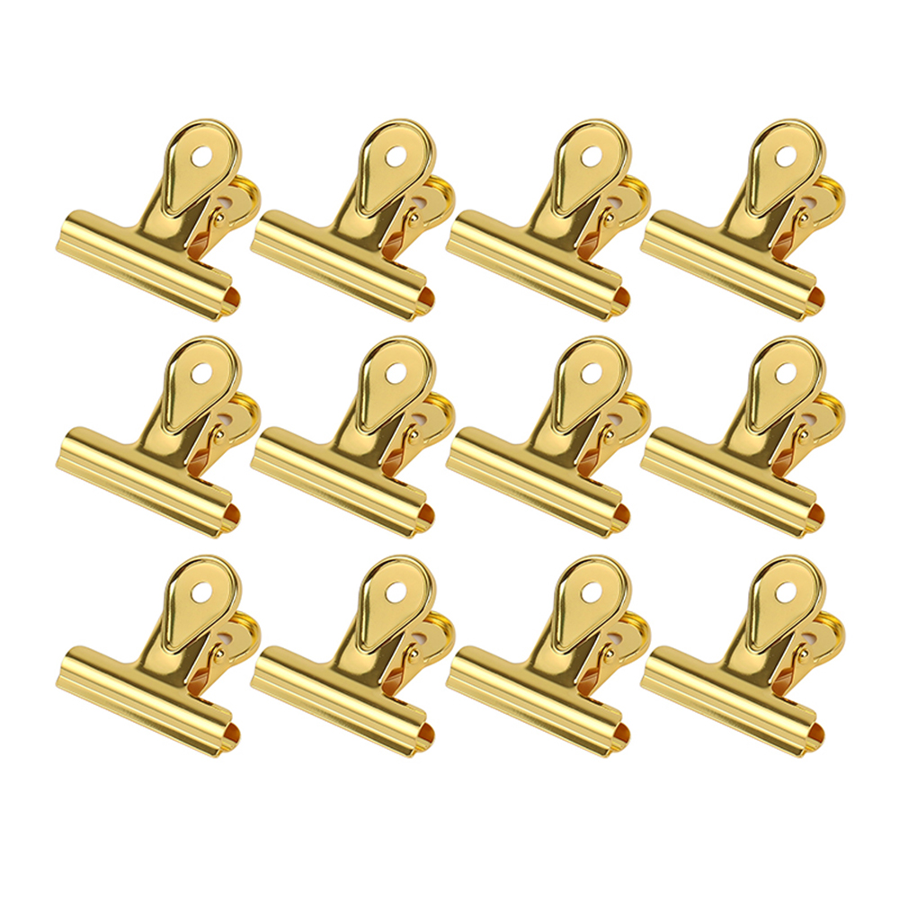 Paper Metal Bulldog Clip Hinge Clips Clamps for Documents Files