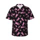 thumbnail image 1 of Balery Breast Cancer Awareness Camisas hawaianas de manga corta para hombre, camisas playeras de corte holgado, camisas de vacaciones con botones,Large, 1 of 7