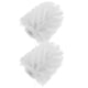 thumbnail image 4 of 2 piezas de repuesto de cabeza de cepillo de baño de plástico, cabezal de cepillo de limpieza para baño, 4 of 8
