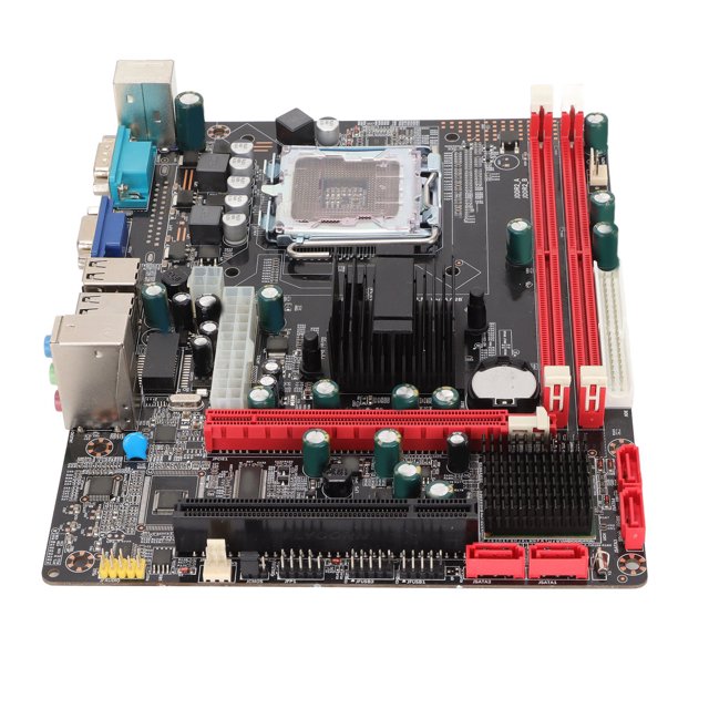 Placas Base Para Computadora, SATA IDE Micro ATX VGA PCI COM Expansión Micro ATX Placas Base Para Juegos Para Dual Core Quad Core Para Escritorio ANGGREK Otros