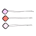 thumbnail image 3 of Milisten 3Pcs Underwater Dive Lens Filters Pink For Action Cameras, 3 of 6