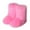 Pink, variant on jsaierl Women's Fashion Color Imitation Animal Boots Plus Fleece Boots Snow Boots