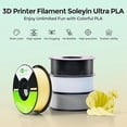 thumbnail image 2 of FILAMENTO DE IMPRESION CREALITY SOLEYIN ULTRA PLA1.751KG NEUTRAL PLASTIC PLATEECO-FRIENDLY BOX (Azul Aqua), 2 of 3