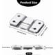thumbnail image 2 of Wall Mount Z Clip Hooks, Furniture Connecting Brackets, Headboard Fixing Hardware for Mirrors, Pictures, and Decorative Displays, 2 of 5