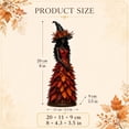 thumbnail image 3 of Enchanted Autumn Witch Figurine Magical Fall Witch Statue Resin Harvest Witch Sculpture for Indoor Halloween Home Display, 3 of 5
