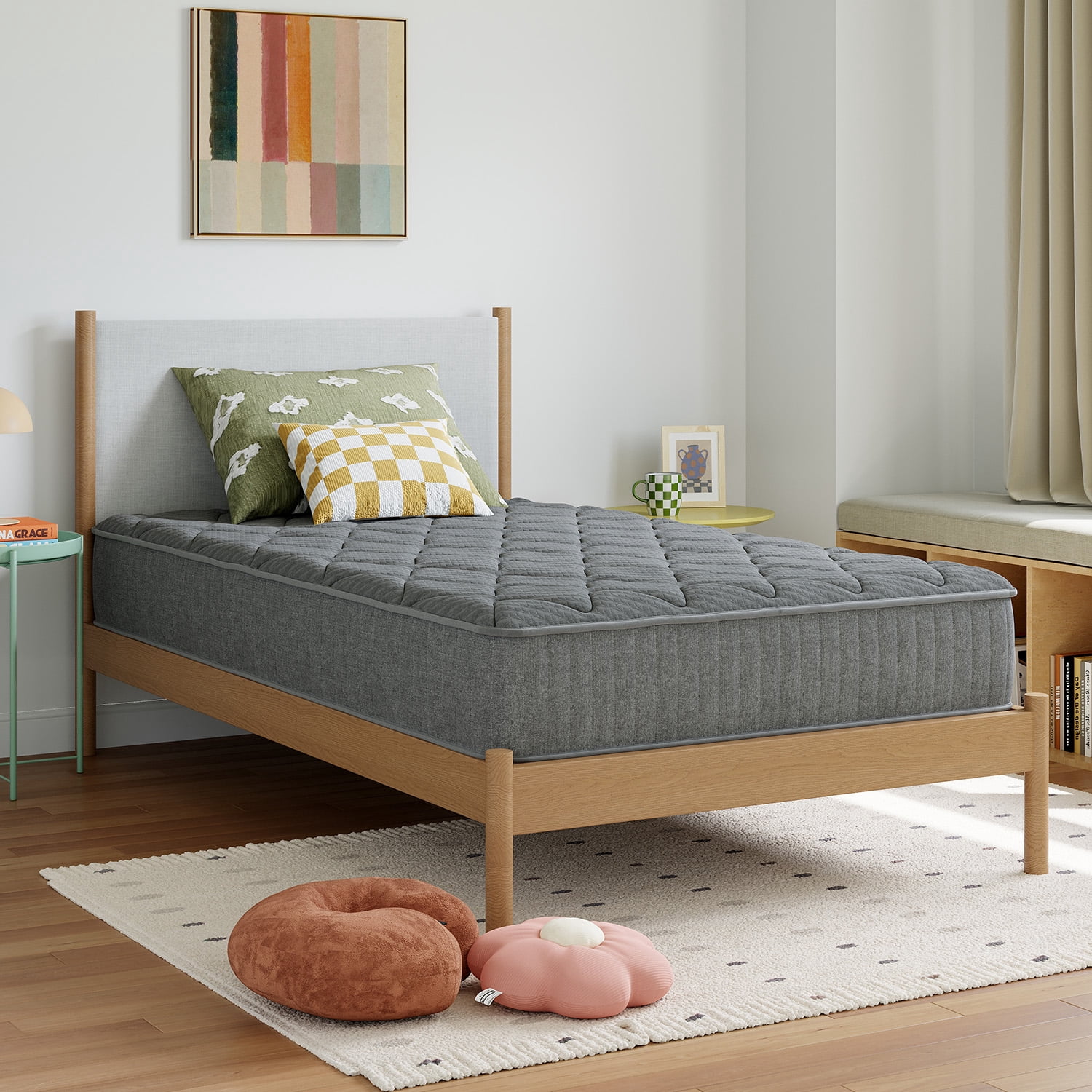 Avenco Misty 6" Twin Size Cooling Memory Foam Medium Supportive Innerspring Mattress