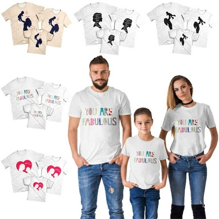 

Happy Mother s Day Men Dad Graphic T-Shirts Classic-Fit Tops Shirt Sizes Kids-Adult Unisex