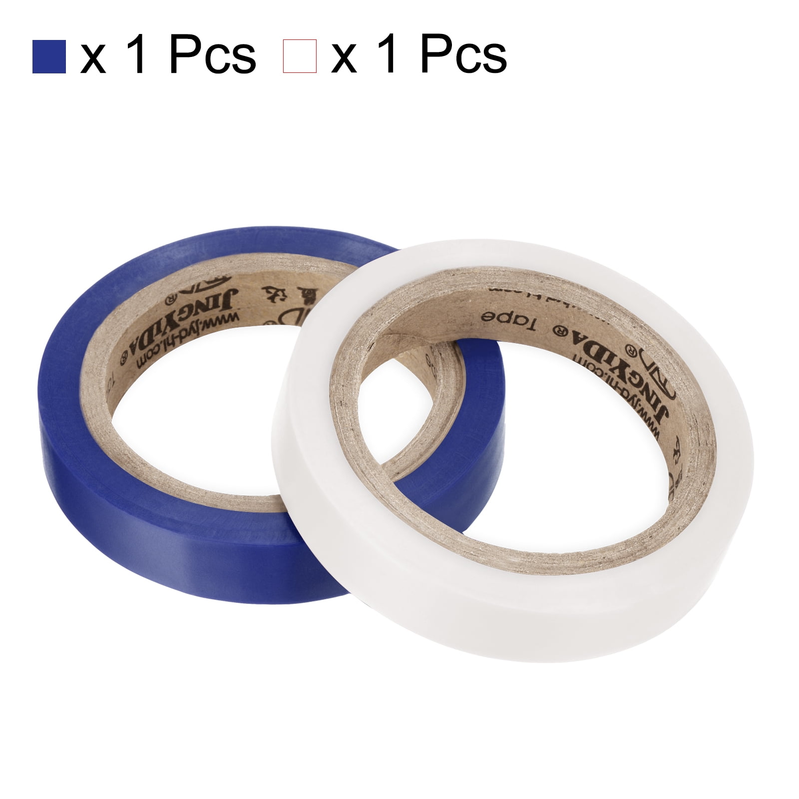 Unique Bargains Grip Finishing Tape Racket Accessories Sticky Seal for Tennis Badminton Blue,White