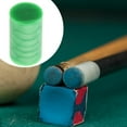 thumbnail image 1 of DYNWAVECA Billiard Cue Ferrule, Replacement Pool Cue Ferrule, Snooker Pool Repair Accessory, Professional Portable Pool Stick Tip , Green, 1 of 9