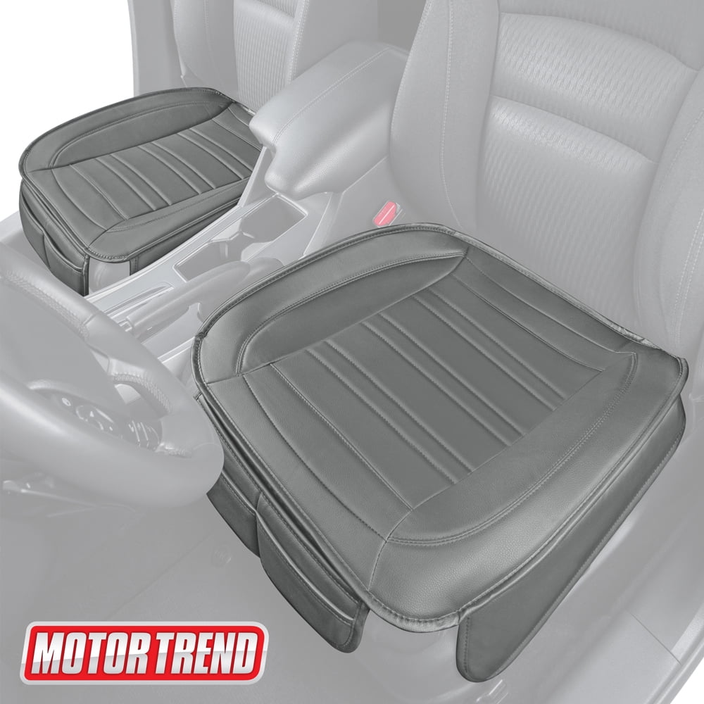 Motor Trend Universal Car Seat Cushion (Front) Padded Cover with Non