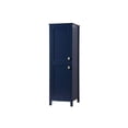 thumbnail image 3 of Elegant Kitchen and Bath 20 Inch Wide Bathroom Linen Storage Freestanding Cabinet In Blue, 3 of 10